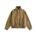 European And American High Street Stand Collar Patchwork Workwear Jacket Trendy Brand Loose New Versatile Men's Top_mkmklike.com
