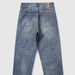Men's Straight Leg Jeans Japanese Style High Street Washed Distressed Retro Heavyweight Soft Breathable Fashionable And Versatile_mkmklike.com