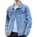 Northfold Denim 2024 New Spring And Autumn Casual Stylish Workwear Jacket Men's Fashion Trendy Tops Wholesale_mkmklike.com