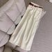 Fleece-Lined Straight Leg Jeans For Women – High Waist | Cream Beige | Winter Warmth | Relaxed Fit | Pleated Wide Leg | S-XXL_mkmklike.com