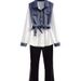 Women's Clothing Version Of The Street Blasting High End Design Sense Two Piece Shirt With Flared Pants_mkmklike.com