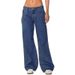 Women's High-Waisted Flared Jeans - Russian Fashion Stretch Denim Pants With Extra Long Length (XS-6XL, 5 Colors)_mkmklike.com