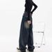 High-Waisted Loose Fit Jeans – Vintage Washed Denim For Effortless Street Style_mkmklike.com