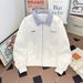 Niche New Trendy Brand Casual Design Baseball Jacket, Spring And Autumn Style, Elegant Commuting, Embroidered Coat,_mkmklike.com