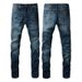 Men's Clothing Slim Jeans Men's Slim Men's Light Blue Jeans Men's Autumn Style Slim Feet 6602_mkmklike.com