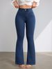 Women’s High-Waisted Flare Jeans – Stretchy Bootcut Denim Pants, Trendy & Versatile_mkmklike.com
