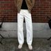 Men's High Street Black & White Wide-Leg Jeans – Retro Straight Fit, Relaxed Cotton Denim For Everyday Wear (Sizes 28-36)_mkmklike.com
