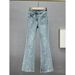 Women's High-Waisted Flared Jeans – Rhinestone Embellished Stretch Denim Pants (Vintage Blue, S-3XL)_mkmklike.com
