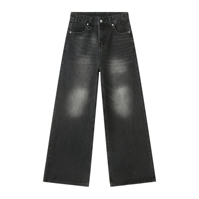 Summer New Arrival Retro Wide Leg Loose Jeans For Men Hot Selling Item With High-Quality Denim_mkmklike.com
