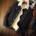 Northfold 2022 Winter Fleece-Lined Thickened Denim For Men Korean Loose Jacket Trendy Brand Japanese Style Top Men's Clothing_mkmklike.com
