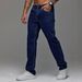 Men's Classic Straight Leg Denim Jeans | Comfort Stretch Fabric | Wrinkle-Resistant & Breathable For Everyday Wear_mkmklike.com