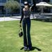 Women's High-waisted Micro-flare Jeans, 2022 New Spring-summer Slim-fit, Height-enhancing, Straight-leg, Loose-fitting,_mkmklike.com