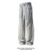 Vintage American-style Autumn Streetwear Washed Patchwork Curved Hem Jeans For Men And Women, Loose Fit, Plus Size,_mkmklike.com
