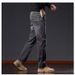 Jeans Stretch Large Size Loose Straight Spring Autumn Casual Long Summer Trousers Men's Wear-Resistant Work Pants_mkmklike.com