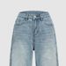 K New Retro Banana Pants Loose Scimitar Trousers Wide-leg Pants Mid-waist Straight-leg Jeans For Women_mkmklike.com