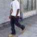 Men's Slim Fit Straight Leg Trousers Trendy Stylish American Style Denim_mkmklike.com