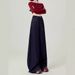 Women's Clothing Vintage Wide Leg Jeans For Women - High Waist Relaxed Fit Stretchy Denim Pants With Flared Hem_mkmklike.com