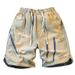 Men's Clothing Yellow Mud Denim Shorts Men's Ripped Drawstring Elastic Waist Mid Length Pants Casual Fashion Brand Loose Five Point Pants_mkmklike.com