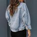Women's Long Sleeve Denim Jacket Spring Style Leopard Print Patchwork Relaxed Everyday Wear Comfortable Feshion_mkmklike.com