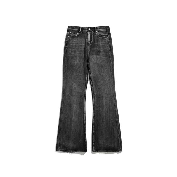 Men's Clothing Men's Washed Denim Pants – Relaxed Fit Straight-Leg Casual Jeans (Black-Gray) Hot-selling_mkmklike.com