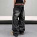 Men's Clothing Relaxed Fit Straight-Leg Jeans – Classic Washed Denim Pants With Slight Stretch (Cotton, Vintage Distressing, Everyday Essential)_mkmklike.com