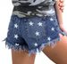 SC Women's High-Waisted Tassel Star Print Shorts European American Style Denim Clothing for Ladies_mkmklike.com
