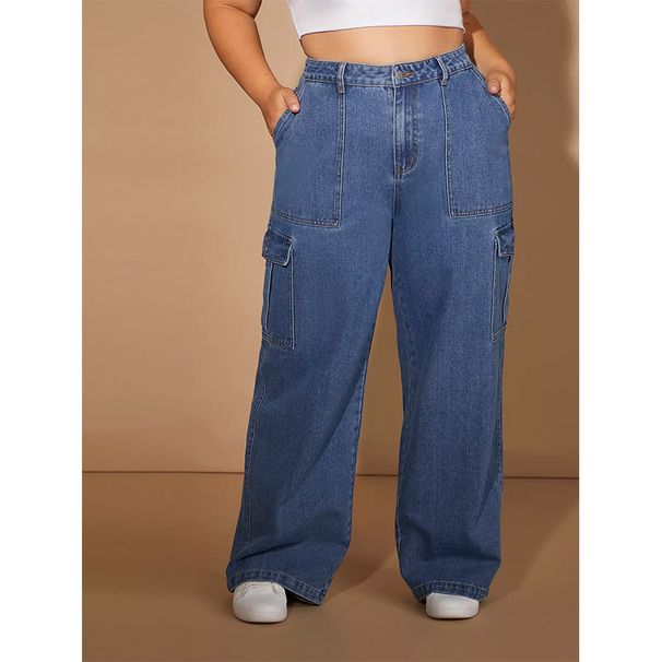 Women's clothing Women's jeans side pocket clamshell cargo women's jeans pants women_mkmklike.com
