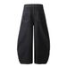 Camouflage Scimitar Trendy Men's Wide-Leg Cargo Long Pants Button Front Design Sense Stitching Banana Jeans_mkmklike.com