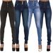 Women's Clothing Feminine High Waist Slim Elastic Plus Size Jeans_mkmklike.com