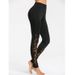 Lace Splice Sexy Slim Fit Sports Casual Yoga Bottom Leggings_mkmklike.com
