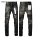 Mens Fashion Designer Jeans Casual Distressed Ripped Bikers Womens Denim Cargo For Men Black Pants Y_mkmklike.com