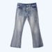 Women's High-Waisted Flared Jeans Vintage Retro 70s Denim Pants Light Blue And Dark Blue Stretchy Comfort Fit_mkmklike.com
