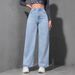 Women’s Straight Leg Jeans – Relaxed Fit Stretch Denim Pants For Everyday Comfort (Black, White, Dark Blue, Light Blue, Gray, S-3XL)_mkmklike.com