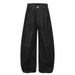Workwear Scimitar Denim Men's Unique Niche Design Vibe Trendy Brand Large Pocket Stitched Wide-Leg Pants_mkmklike.com