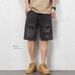 Men's Black Ripped Denim Shorts Summer Trendy High Street Casual Loose Fit Plus Size Thin American Style_mkmklike.com