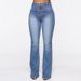 Women's Clothing Women's Jeans Button Patch Pocket Washed Trousers Jeans_mkmklike.com