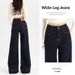 2025 Spring And Autumn New Denim Blue Non-Fading Jeans For Women American Retro Loose Casual Slightly Flared_mkmklike.com