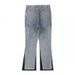 New Style Splatter Paint Micro Flatter Washed Ripped American High Street Jeans For Men And Women, Casual Flare Pants, Custom Made_mkmklike.com