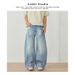 Men's Clothing High Street Baggy Jeans Bamboo Machete Jeans Unisex Straight Slightly Flared_mkmklike.com