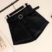 K New Women's High-Waisted Skinny Flare Pants With Hemmed Edges For A Slimming And Versatile Look. Without A Belt_mkmklike.com