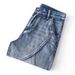 Men's Summer Thin Stretch Denim Shorts Patchwork Five Point Loose Straight Leg Casual Mid Length Korean Style Trendy Clothing_mkmklike.com
