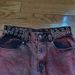 Y2K Baggy Washed Red Vintage Letter Print Rivet Belt Design High Waist Wide Leg Jeans Goth Sense Trousers Streetwear_mkmklike.com