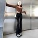 High-waisted Micro-flare Women, 2022 Autumn And Winter New Style, Peach Butt Slimming Skinny Jeans For Petite Figures,_mkmklike.com