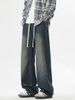 Wukong Has Trendy Brand American Washed Old Drawstring Jeans Men's Retro Loose Trend Versatile Wide-leg Trousers In Stock_mkmklike.com