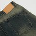 Washed Yellowing Flared Jeans Men's Vibe Trend American Style Back Pocket Design Loose Casual Wide Leg Pants_mkmklike.com