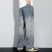 New Spring Jeans, Loose Straight Leg Elastic Waist Pants, Men's 2025 New Casual Trendy Brand_mkmklike.com