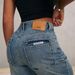 "Vintage High Waist Wide Leg Jeans For Women – Retro Korean Style, Loose Fit & Comfortable Cotton (Vintage Blue, XS-2XL)"_mkmklike.com