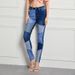 Women's Clothing Slim High Waist High Elastic Stitching Trousers Large Size Women's Trousers Contrast Color_mkmklike.com