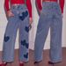 K Love Print Wide Leg Jeans Retro Loose Casual Jeans For Women_mkmklike.com