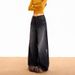 Denim Long Pants With Ink Dot Design, Spotted Fall And Winter Floor-Length Loose Wide-Leg Pants, American Style_mkmklike.com